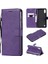 Kart Yuvası ile Samsung Galaxy M10 Için Flip Case Iş Cüzdan Telefon Kılıfı (Yurt Dışından) 1