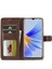 Oppo A17/A17K Kart Yuvaları Cüzdan Için Kılıf Tutucu ile Buzağı Doku Flip (Yurt Dışından) 5