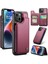 IPhone 14 Artı Kart Tutucu Rfıd Engelleme Pu Ince (Yurt Dışından) 1