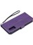 Kart Yuvası Cüzdan ile Samsung Galaxy S20 Klasik Düz Renk Için Flip Case (Yurt Dışından) 5