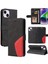 IPhone 15 Artı Kickstand Koruyucu Pu Deri Flip Folio Kılıf (Yurt Dışından) 1