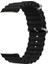 Apple Watch Se Uyumlu 44MM Ocean Silikon Kordon 3'lü Set Turuncu, Siyah, Sarı 3