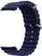 Apple Watch Ultra 2 Uyumlu 49MM Ocean Silikon Kordon 3'lü Set Lacivert, Turuncu, Sarı 2
