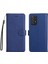 Kart Yuvası Klasik Düz Renk ile Samsung Galaxy A73 5g Için Flip Case (Yurt Dışından) 1