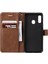 Samsung Galaxy A20E Iş Cüzdan Telefon Kılıfı Için Flip Case Klasik Katı (Yurt Dışından) 5