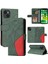 Kart Yuvası Standı ile IPhone 15 Pu Deri Flip Folio Kılıf (Yurt Dışından) 1