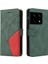 Kart ile Oneplus 10 Pro Kickstand Koruyucu Iki Renkli Dikiş Için Kılıf (Yurt Dışından) 1