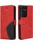 Samsung Galaxy S21 Ultra Pu Deri Flip Folio Kılıf Kickstand (Yurt Dışından) 1