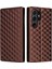 Samsung Galaxy S24 Ultra Pu Deri Manyetik Kapatma 3D Desen (Yurt Dışından) 1