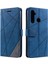 Realme 5 Pro Cüzdan Flip Için Kılıf Folio Darbeye Manyetik Kart Tutucu Pu (Yurt Dışından) 5