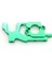 Metal Motor Montaj Tabanı Braketi Tutucu 104001-1895 1896 104001 1/10 Rc Araba Yükseltme Aksesuarları, Yeşil (Yurt Dışından) 1