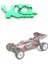 Metal Motor Montaj Tabanı Braketi Tutucu 104001-1895 1896 104001 1/10 Rc Araba Yükseltme Aksesuarları, Yeşil (Yurt Dışından) 4