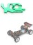 Metal Motor Montaj Tabanı Braketi Tutucu 104001-1895 1896 104001 1/10 Rc Araba Yükseltme Aksesuarları, Yeşil (Yurt Dışından) 5