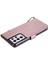 Kart Yuvası Klasik Düz Renk ile Samsung Galaxy S21 Ultra Için Flip Case (Yurt Dışından) 5