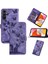 Samsung Galaxy A24 4g Kart Cep Kabartmalı Kelebek Kedi Cüzdan (Yurt Dışından) 1