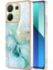 Xiaomi Redmi Için Not 13 4g Mermer Desen Yumuşak Tampon Koruma Tpu (Yurt Dışından) 1