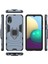 Samsung Galaxy A03 Çekirdek Kickstand 360 &deg; Dönen Halka Darbeye Dayanıklı (Yurt Dışından) 2