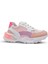 Roxy Air File ve Vegan Deri Kız Çocuk Spor Ayakkabı Pembe 1