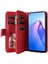 Kart Yuvası Standı Fermuar Cüzdan Tarzı Dokuz ile Oppo Oppo 8 5g Için Kılıf (Yurt Dışından) 5