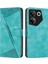 Tecno Camon 20 Pro 5g Için Kılıf Darbeye Kapak Kapak Pu Deri Tam (Yurt Dışından) 1