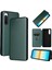 Sony 10 Iv Deri Folio Flip Case Için Kılıf Manyetik Karbon Fiber Tam (Yurt Dışından) 1