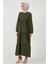 Modest Regular Fit Dik Yaka Uzun Elbise Bayan Elbise 611EL545 1