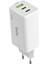 BX3P66G Gan 65W 2*type-C Pd 3.0 ve Usb-A Qc Üç Portlu Hızlı Şarj Cihazı Beyaz 1