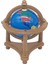 Ahşap Standlı World Globe, Mini Küre Kahverengi (Yurt Dışından) 1