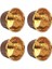 500 Adet Alüminyum Folyo Cupcake Bardak Tek Kullanımlık Muffin Gömlekleri Pişirme Bardakları Alüminyum Altın + Kahverengi (Yurt Dışından) 2