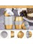 Kapaklı Tatlı Bardakları, 50 Paket Altın Alüminyum Folyo Pişirme Bardak Tutucuları, Cupcake Fırında Yardımcı Ramekin Şeffaf Puding Bardakları (Yurt Dışından) 5