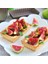 10 Adet Dikdörtgen Yapışmaz Kek Kalıbı Mini Tart Mini Tart Kalıbı Çıkarılabilir Alt Yapışmaz Kiş Tavalar Ağır Pizza Tava (Yurt Dışından) 2