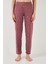 Yumuşak Dokulu Bisiklet Yaka Pijama Takımı Bayan Pijama Takımı 6097605 5