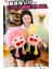 25 cm Komik Büyük Gözlü Ifade Kızarmış Saç Tarağı Örgülü Çılgın Bebek Peluş Bebek Çıkıntılı Gözler (Yurt Dışından) 2