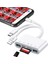 Micro-Sd Tf Kart Okuyucu Kiti Için Otg USB Kamera Çoklu Bellek Adaptörü (Yurt Dışından) 3