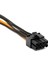 2 Paket Grafik Kartı 6 Pin - 8 Pin Pcıe Adaptör Güç Kablosu 7,8 Inç (Yurt Dışından) 4