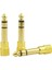 8 Adet Kulaklık Kafası Konektörü Fişi 6.35MM Erkek 3.5mm Kadın Altın Kaplama Bakır Stereo Kulaklık Ses Jakı Dönüştürmek (Yurt Dışından) 4