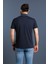 Erkek Lacivert Basic Polo Yaka T-Shirt 5