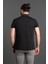 Erkek Siyah Basic Polo Yaka T-Shirt 5