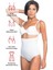 Beyaz Emay 2073 Ince Göğüsü Açık Desenli Body Korse 4