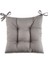 Soft Carre Sandalye Minderi - Gri - 40X40 cm 3