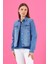 Kadın Ally Dirty Med Blue Slim Fit Jean Ceket 1