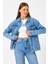 Kadın Maya Sky Blue Jean Ceket 2