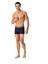 Erkek Bordo-Lacivert-Baskılı 3'lü Boxer 5