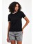 Kontrast Detaylı Kısa Kol T-Shirt 1