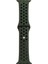 Apple Watch Delikli Spor Silikon Kordon (38MM / 40MM / 41 mm /se Uyumlu) Asker Yeşil Siyah 2