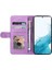 Kart Yuvası Standı Iki Renkli Dikiş Pu ile Samsung Galaxy S22 Için Kılıf (Yurt Dışından) 5