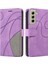 Samsung Galaxy S21 Fe Pu Deri Flip Folio Kılıf ile Iki Renkli (Yurt Dışından) 1