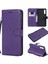 Kart Yuvası Klasik Düz Renk ile Samsung Galaxy A7 2018 Için Flip Case (Yurt Dışından) 1