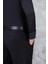 Erkek Slim Fit Uzun Kol Duble Manşet 6 Drop Siyah Gömlek 3