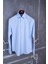 Erkek Slim Fit Uzun Kol 6 Drop O.mavi Gömlek 1